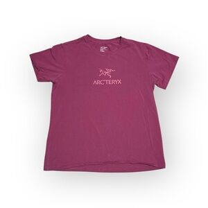 029 ARC'TERYX Women's Arc'Word Cotton T-Shirt - Pink, XL